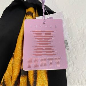 SOLD - NWT Savage x Fenty long tiger print robe XS/S